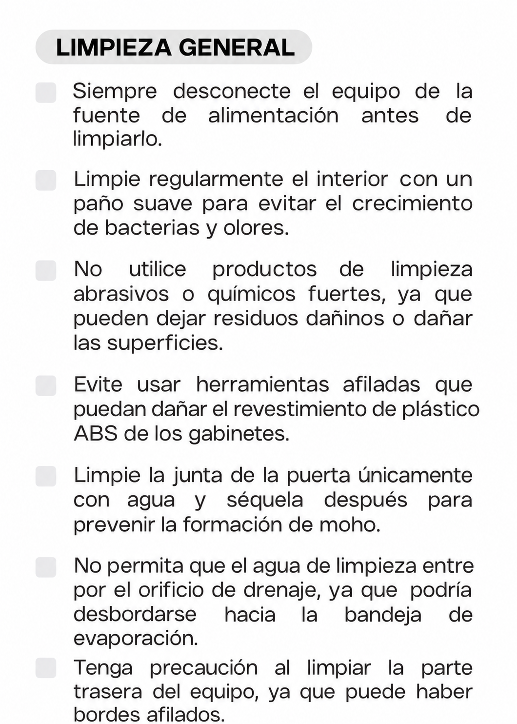 Ficha técnica y detalle de especificaciones del refrigerador vertical Rhino 13 ft³ de 211.5 L, imagen 25