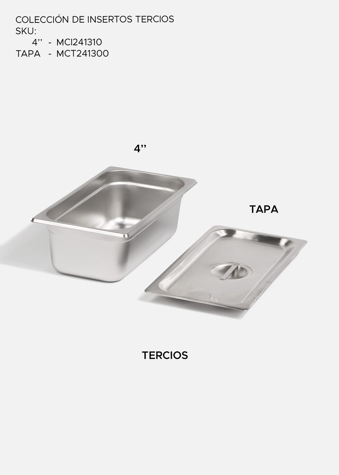 compra insertos de acero inoxidable maha