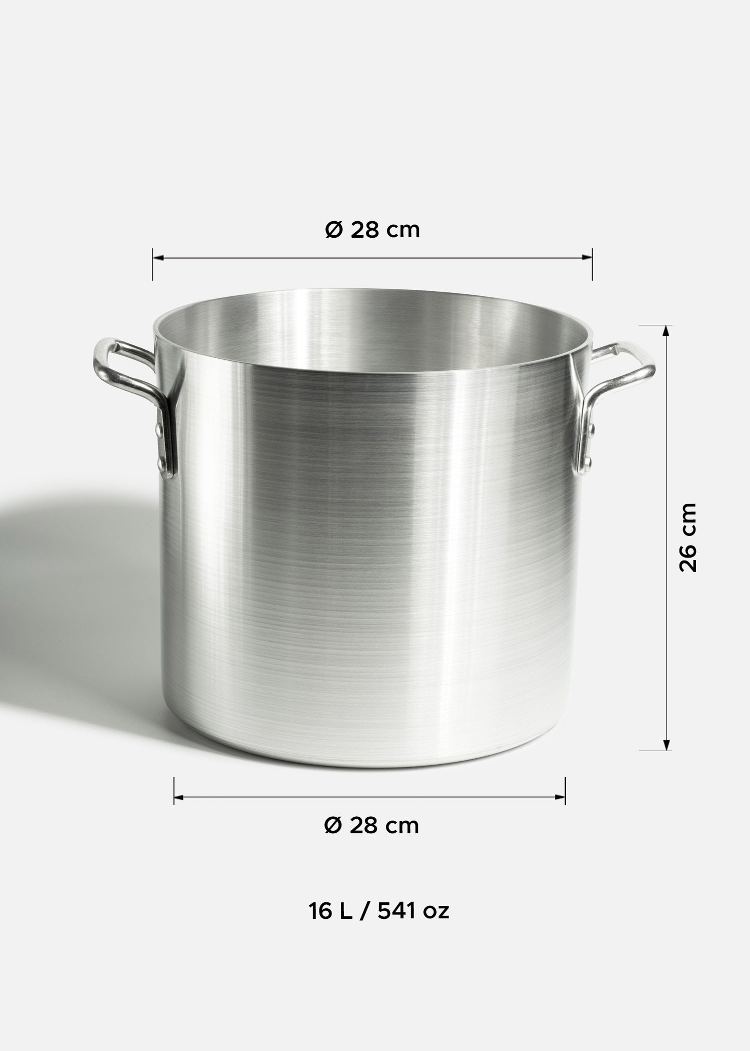 tamaño olla con tapa maha