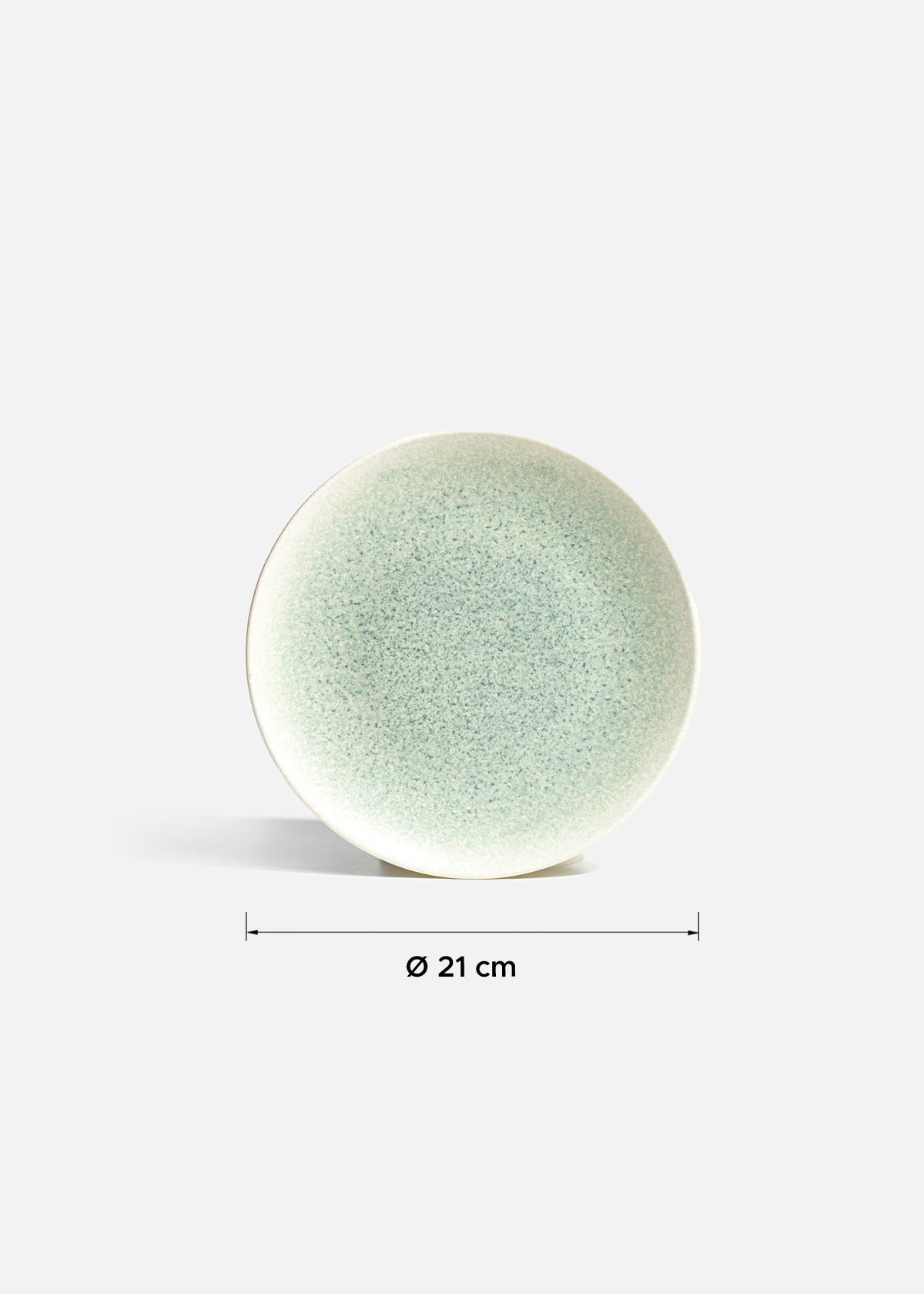 tamaño platos de porcelana azul