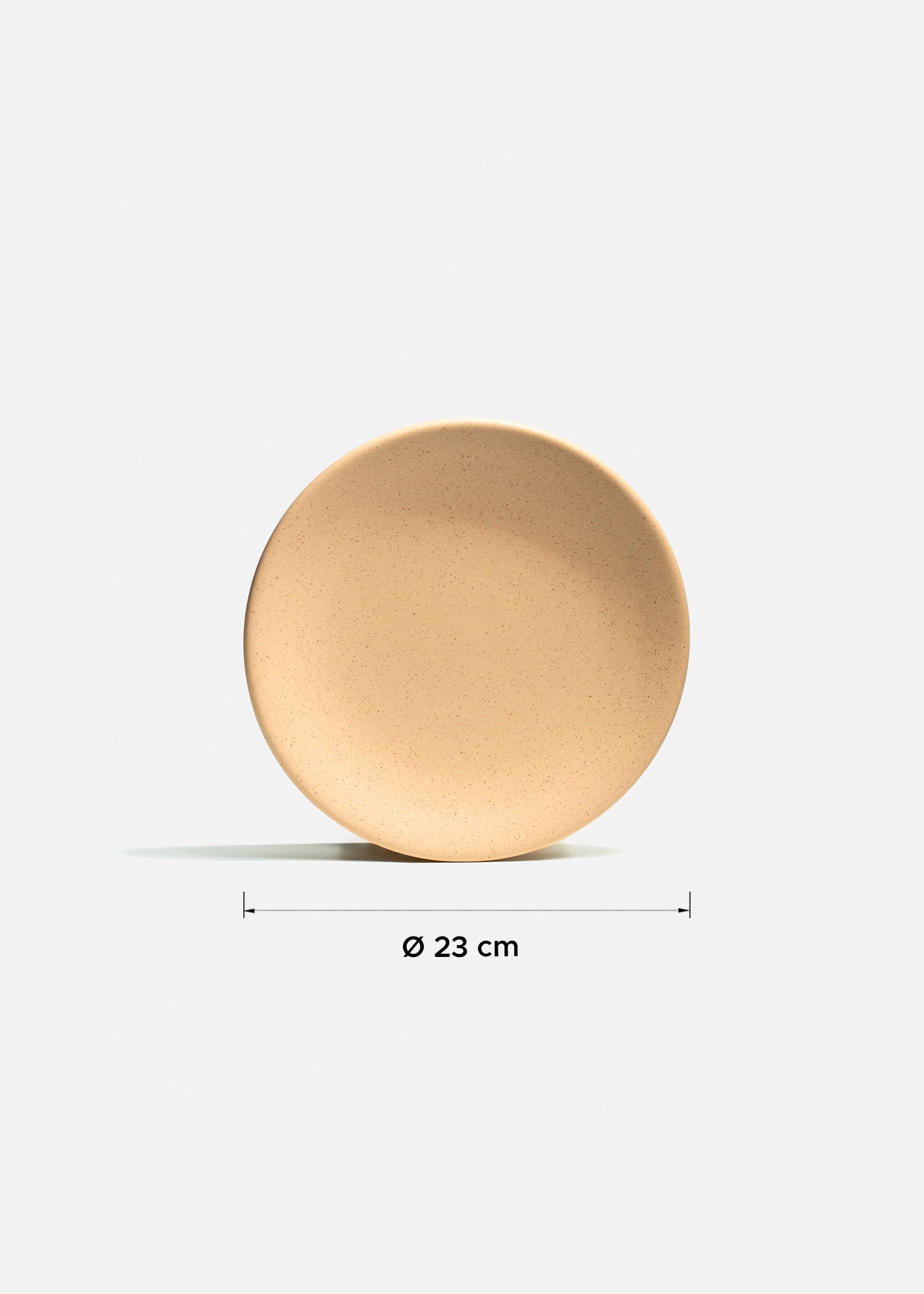 Platos de cerámica beige Oval