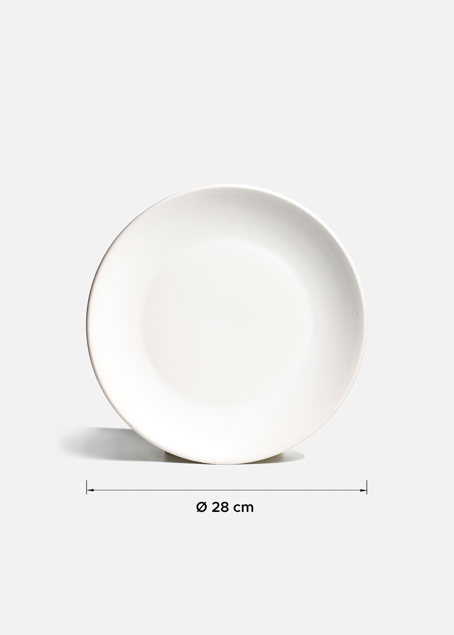 tamaño platos ceramica blanco maha