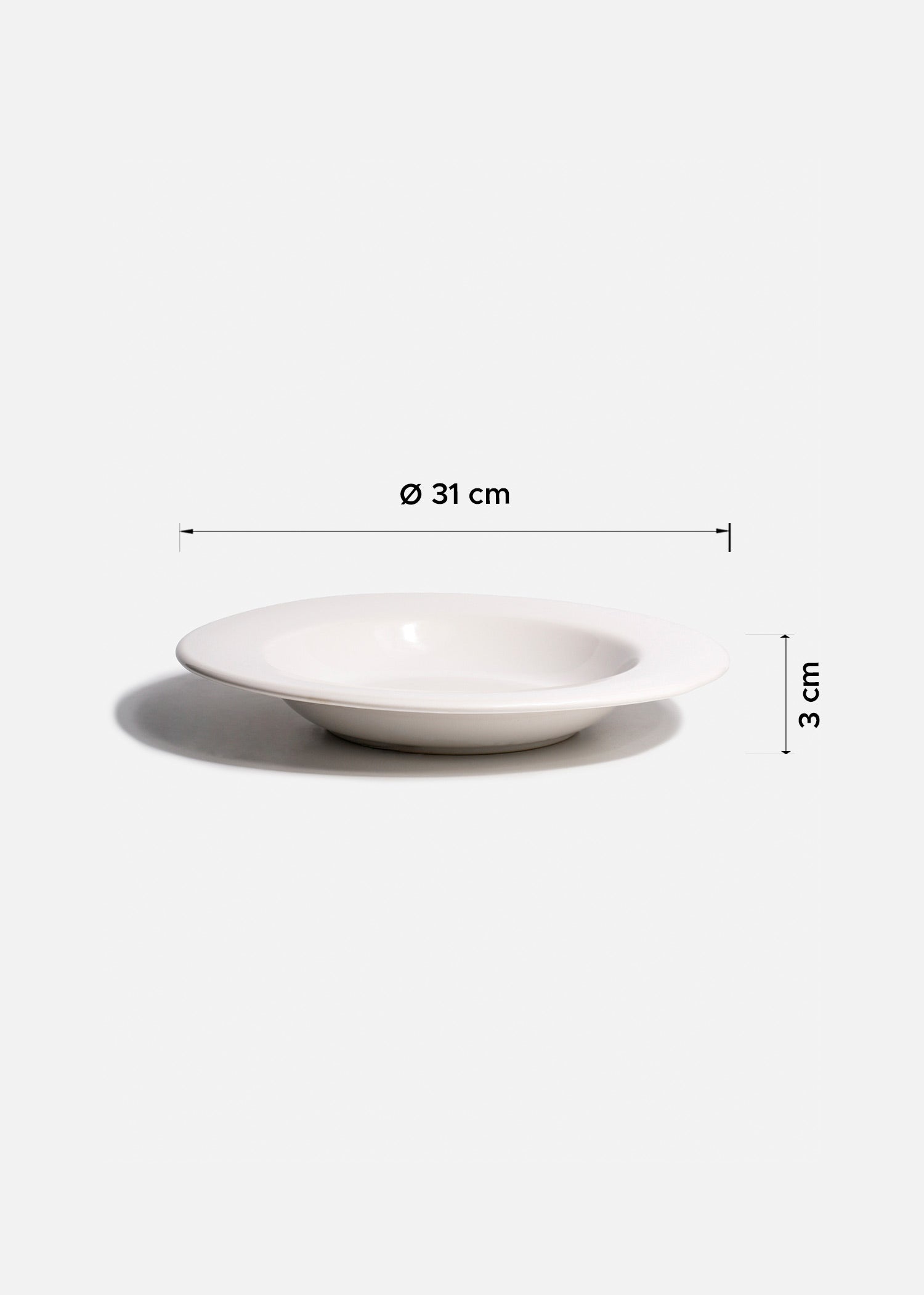 tamaño platos ceramica blanco maha