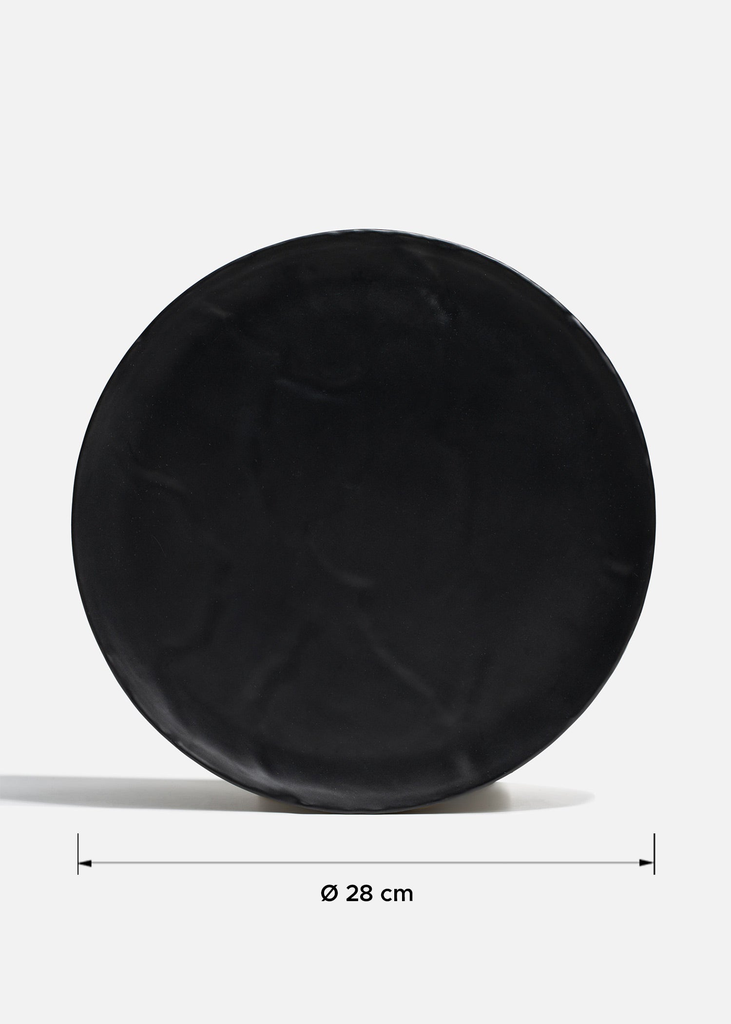 tamaño plato melamina negro maha