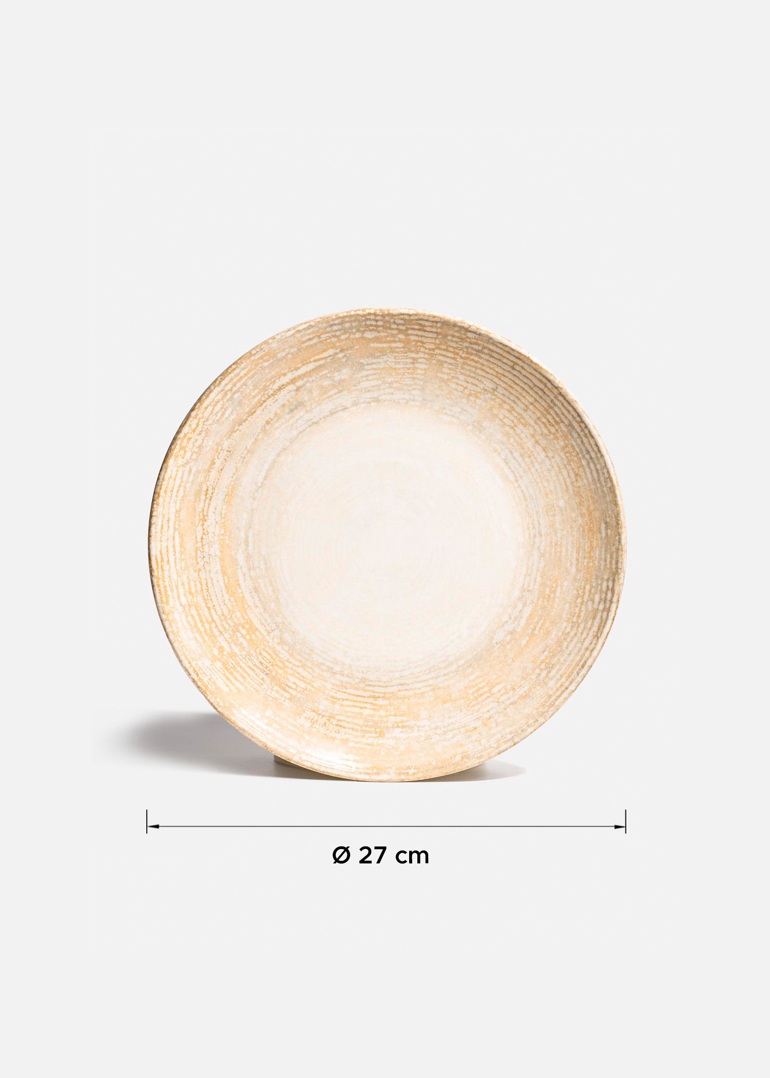 tamaño platos porcelana beige maha