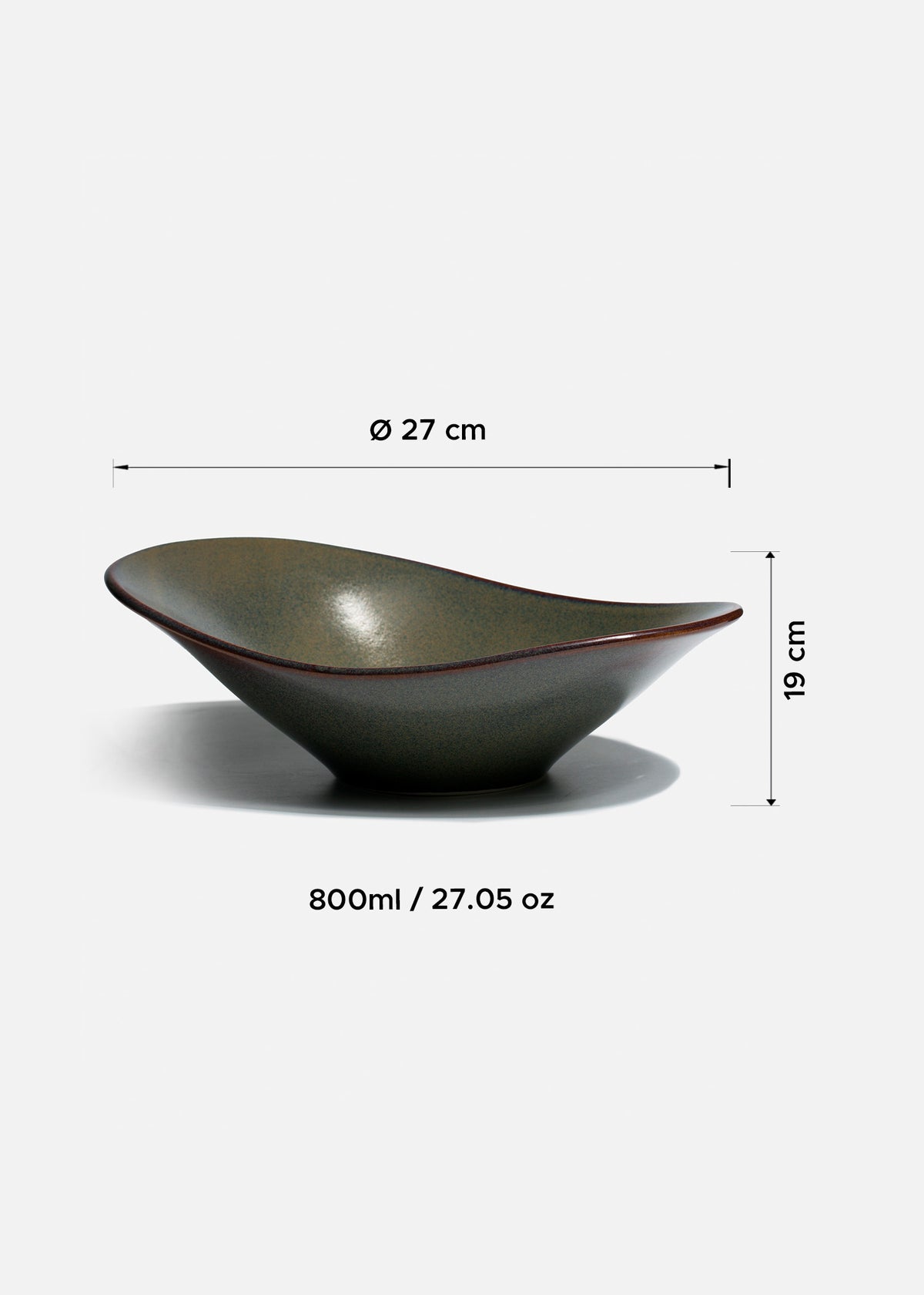 tamaño platos porcelana verde maha