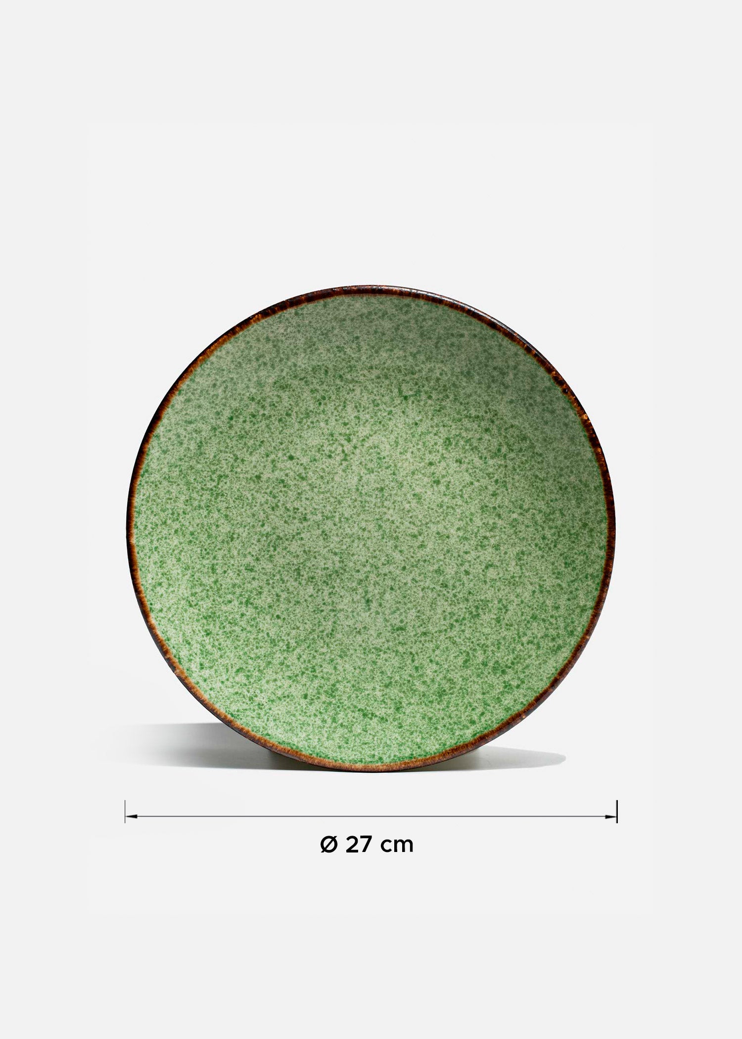 Platos de porcelana verde Midnight