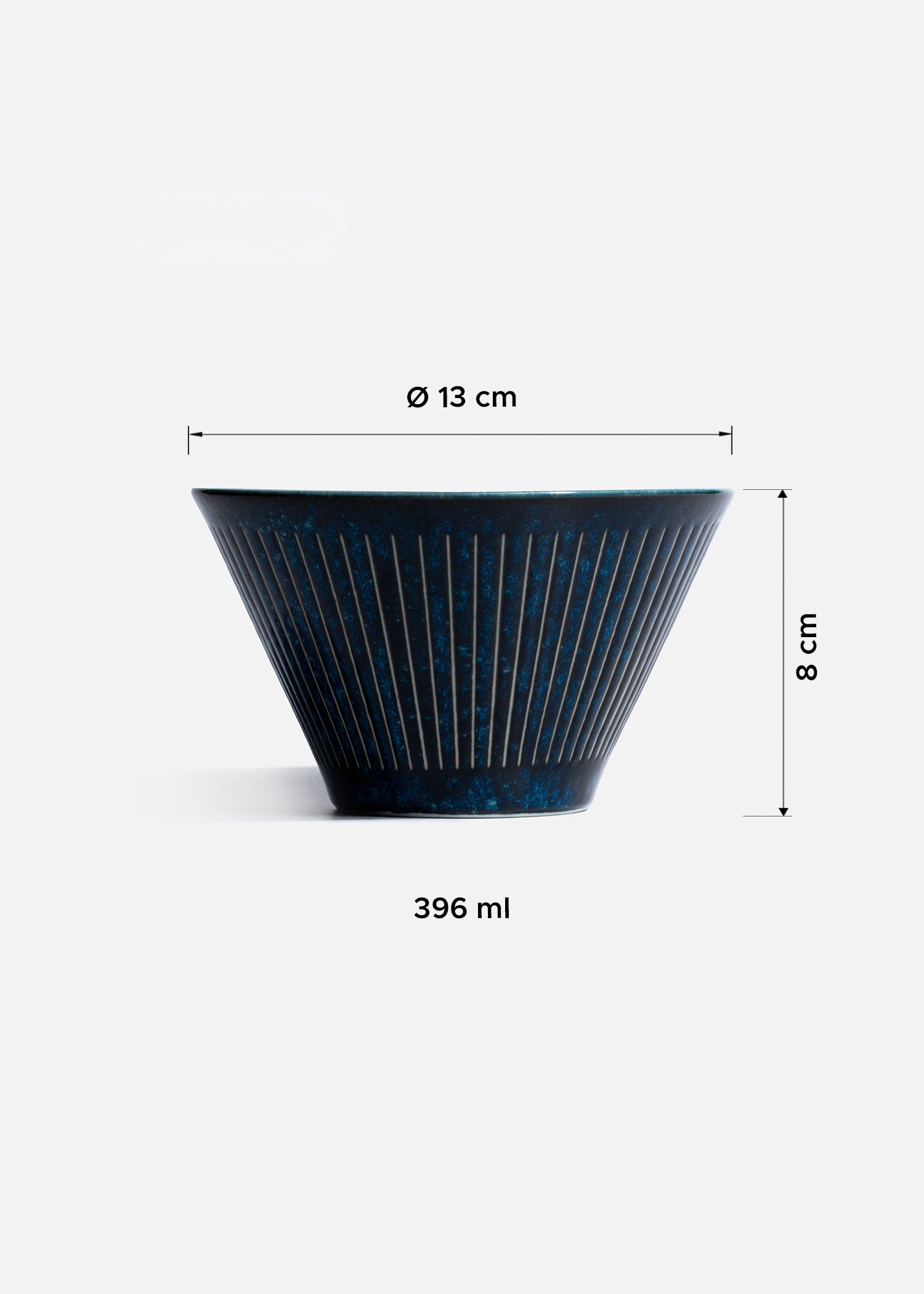 tamaño ramekin porcelana azul maha