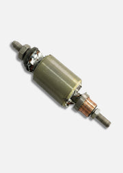 Rotor de motor Rhino BATI-10 REF-BATI10-03 con cuerpo cilíndrico y eje saliente en ambos extremos