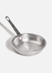 Sartén de aluminio pulido plata Ø 17.5 cm, 7"