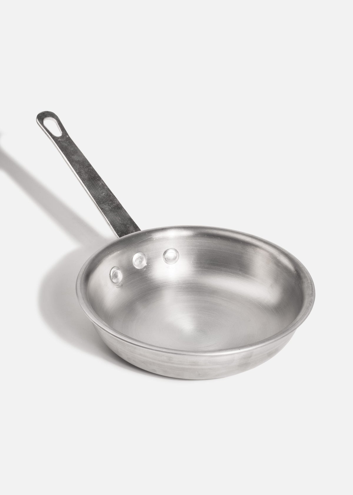 Sartén de aluminio pulido plata Ø 17.5 cm, 7"