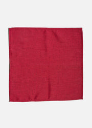 Servilleta de tela (100% poliéster) con bastilla roja Ginebra 45x45 cm