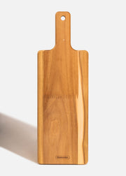 Tabla para servir rectangular de madera con mango 40x13.5 cm