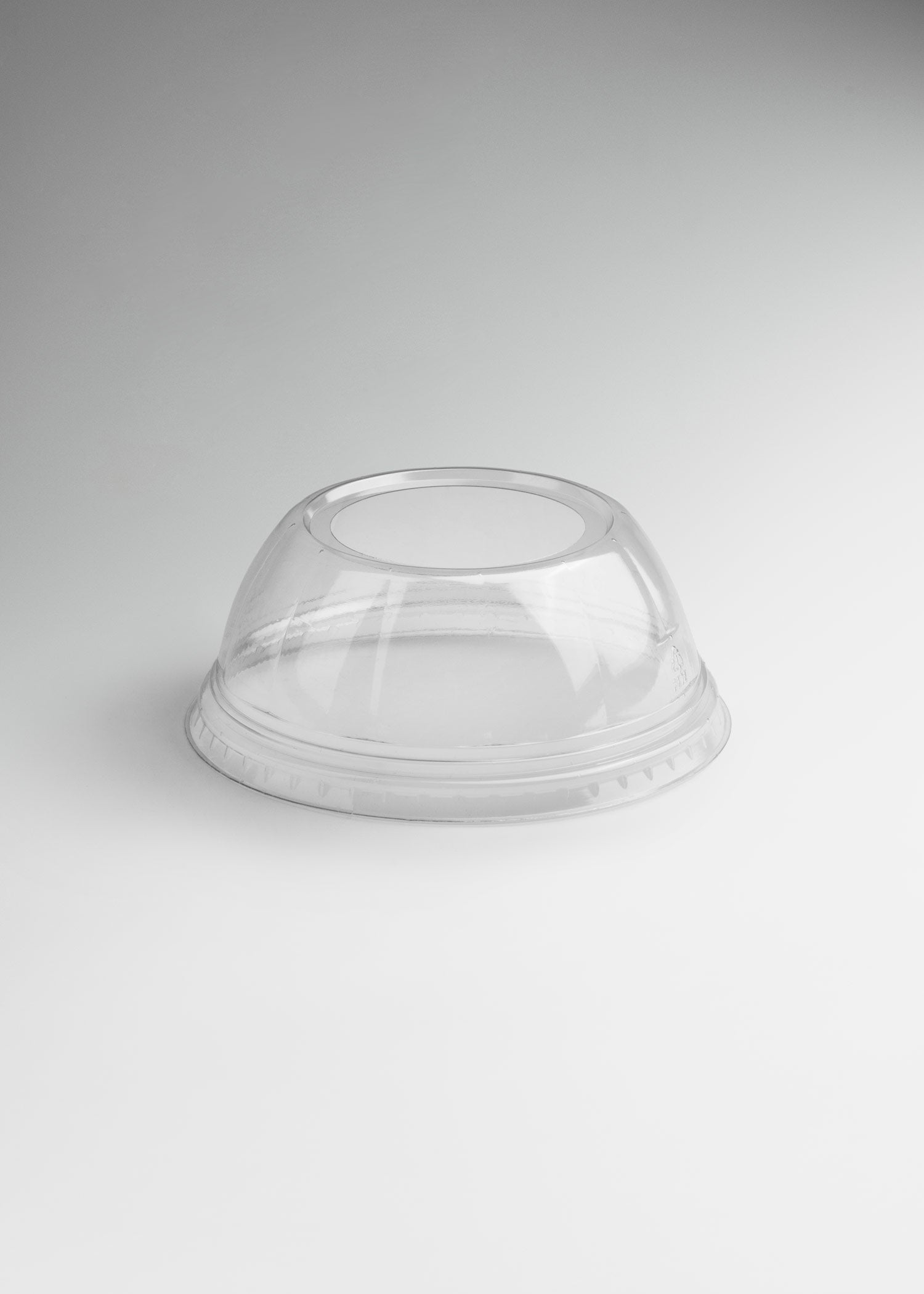 Tapas de plástico PET transparentes Easy Drink para vasos de 9, 12, 16, 20 oz