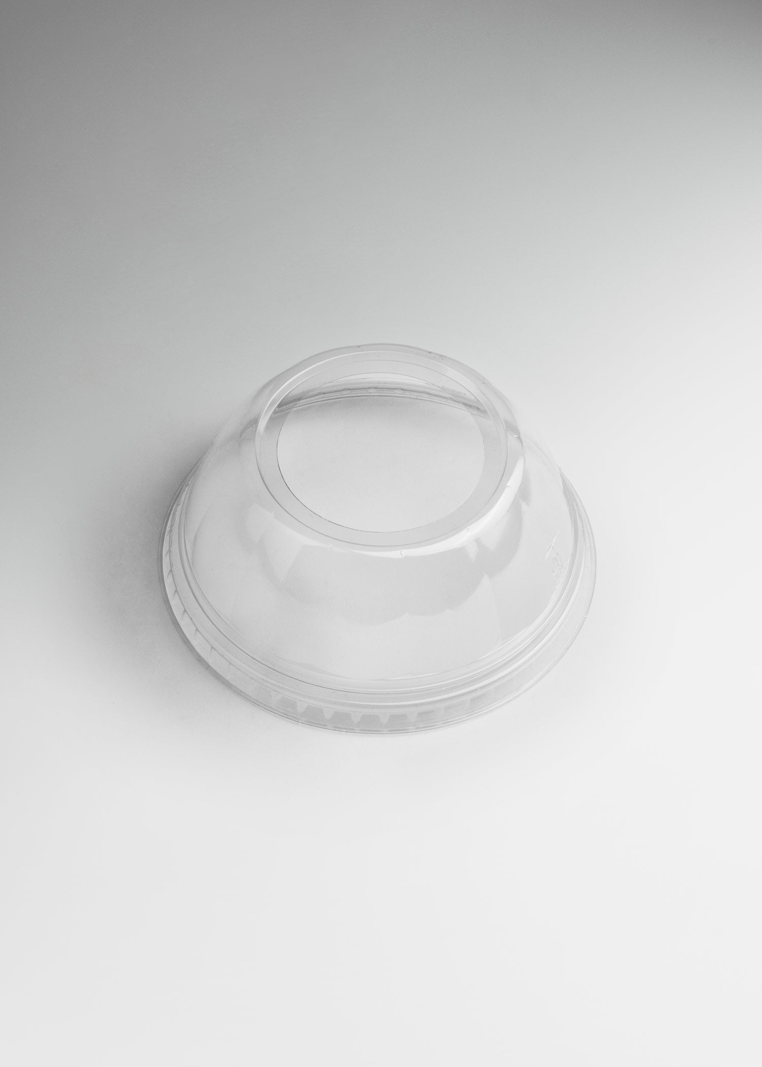 Tapas de plástico PET transparentes Easy Drink para vasos de 9, 12, 16, 20 oz