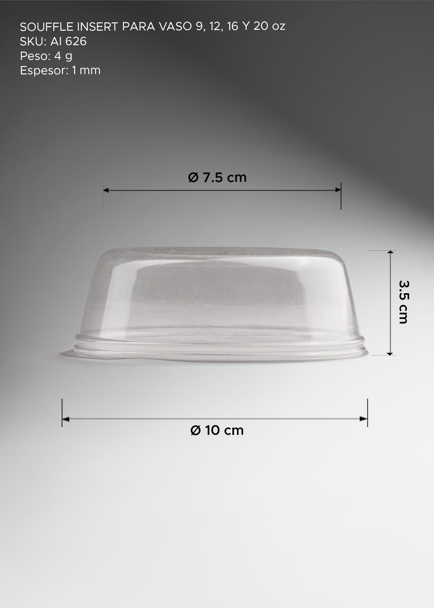 precio tapa desechable maha