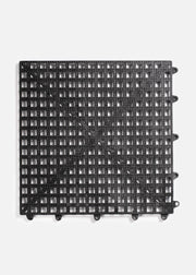 Tapate escurridor armable de plástico negro 31x31 cm