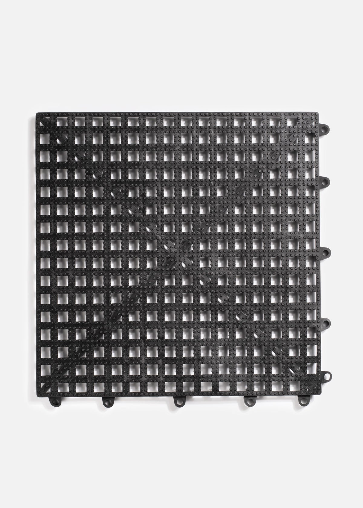 Tapate escurridor armable de plástico negro 31x31 cm
