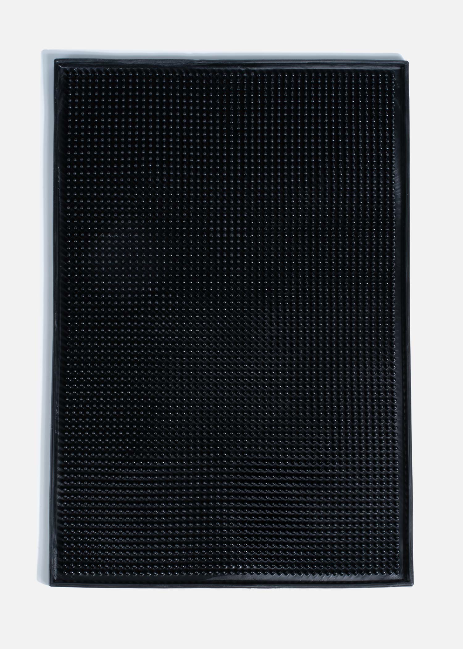 Tapete para bar de plástico negro 45 x 31 cm