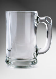Tarro cervecero vidrio transparente Múnich 420 ml — imagen de producto, vista 1
