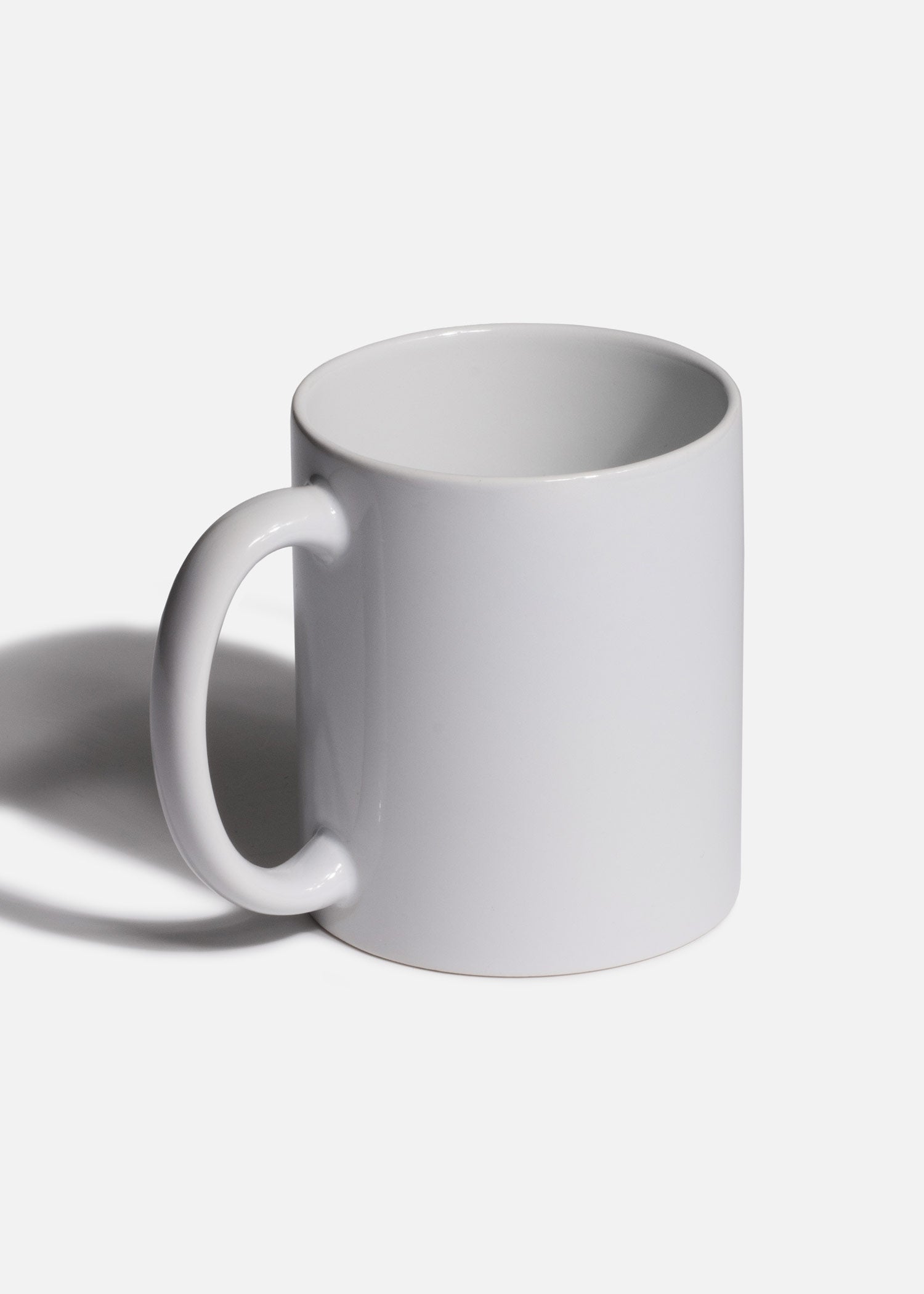 Taza blanca personalizable de 325 ml