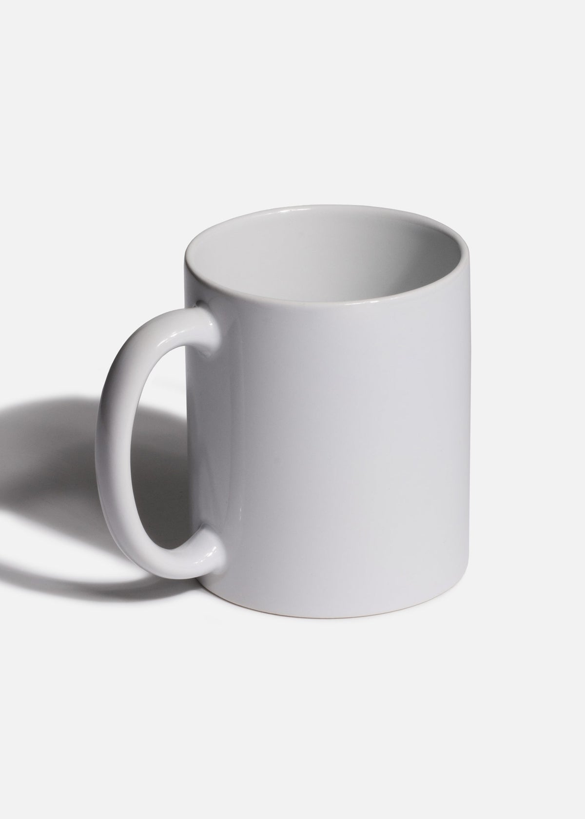 Taza blanca personalizable de 325 ml
