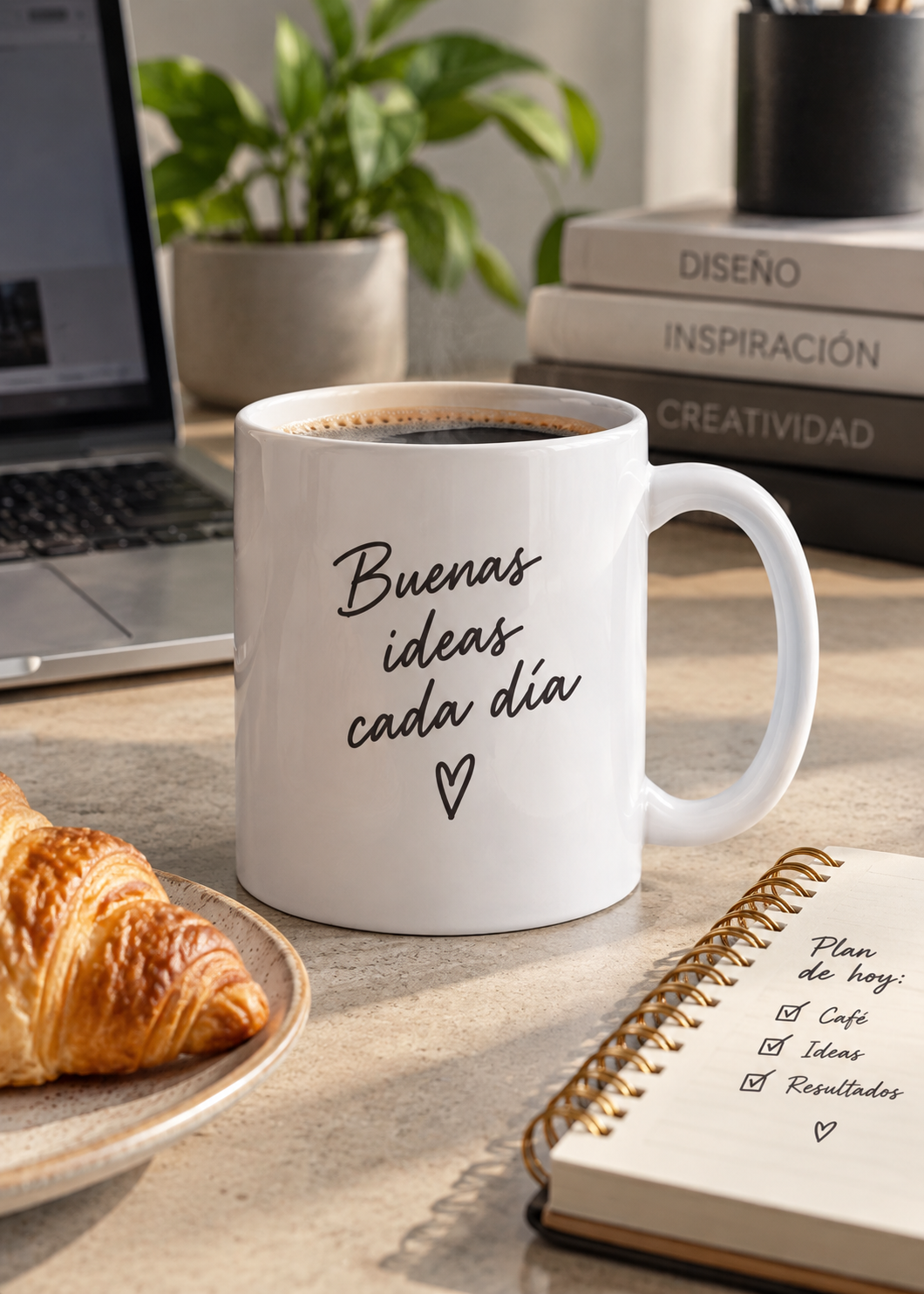 Taza de porcelana con recubrimiento para sublimar