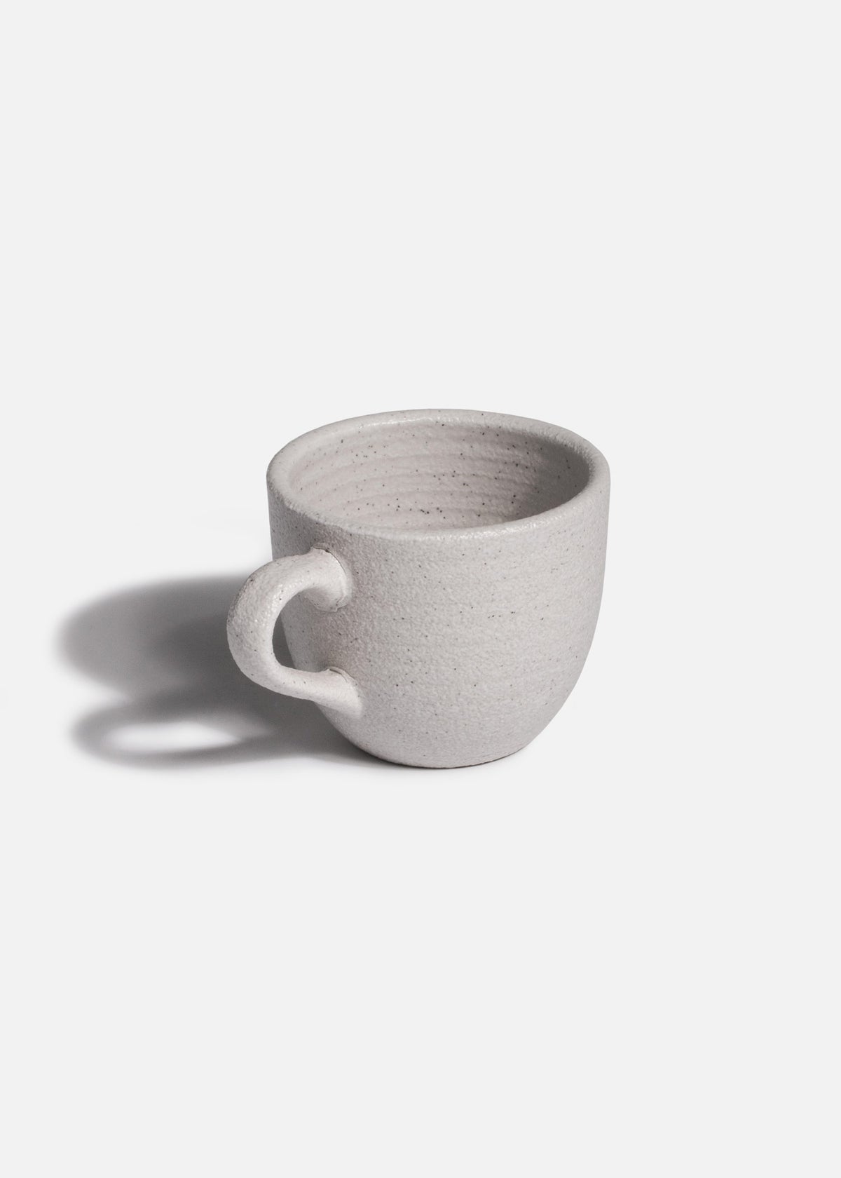 Taza pequeña de porcelana marfil para café espresso