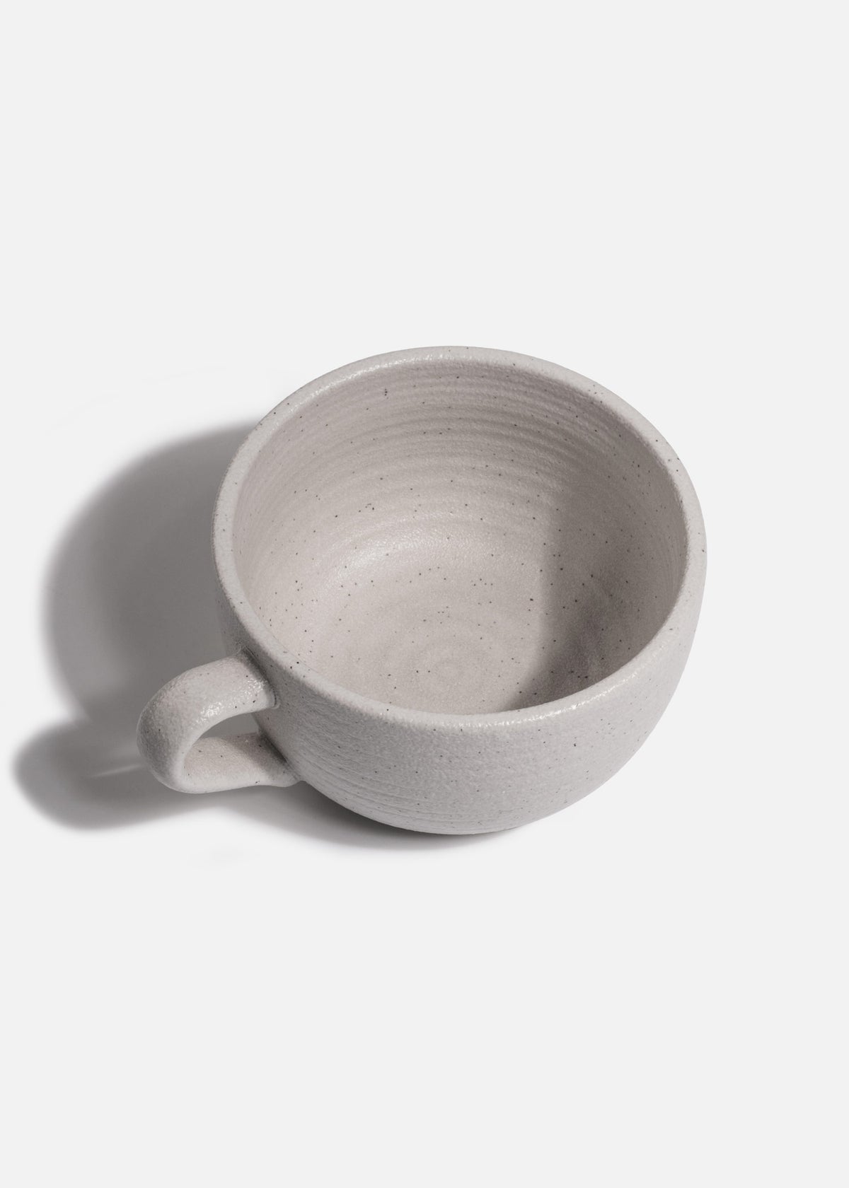 Taza de porcelana para capuchino y flat white