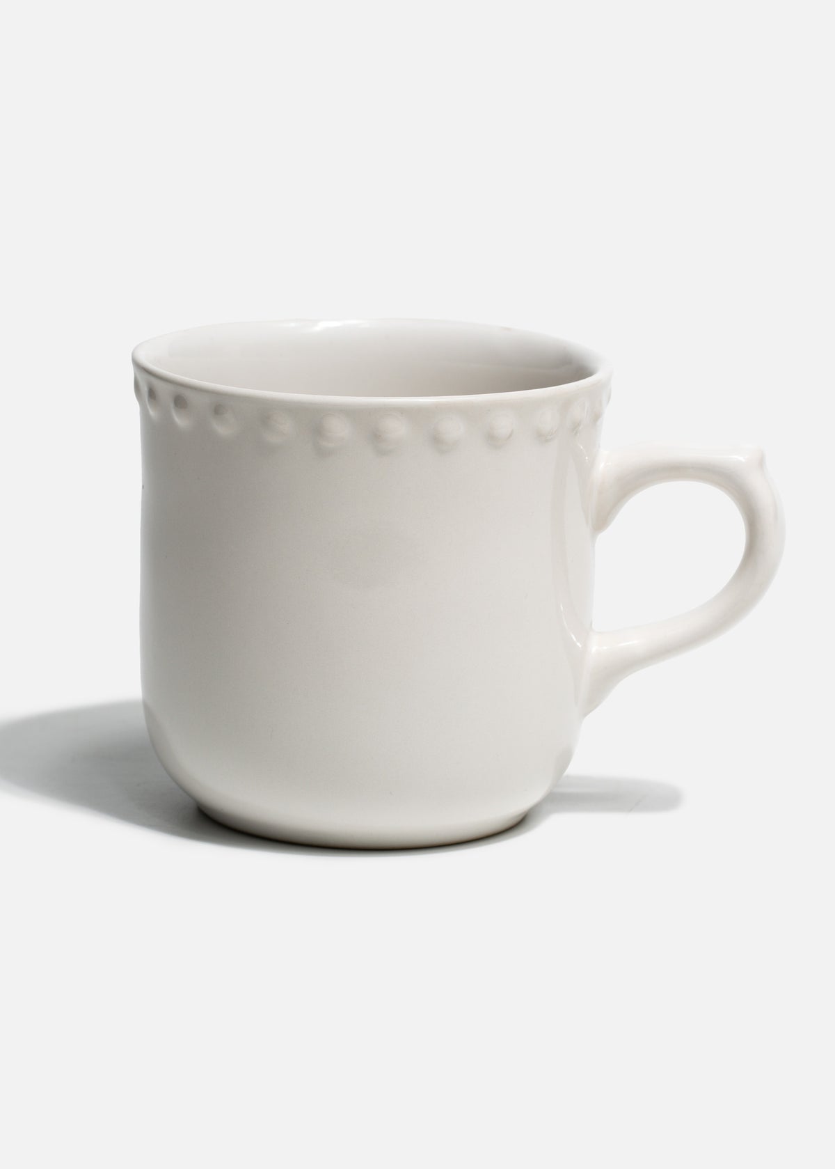 Taza de porcelana blanca Monet de 290 ml