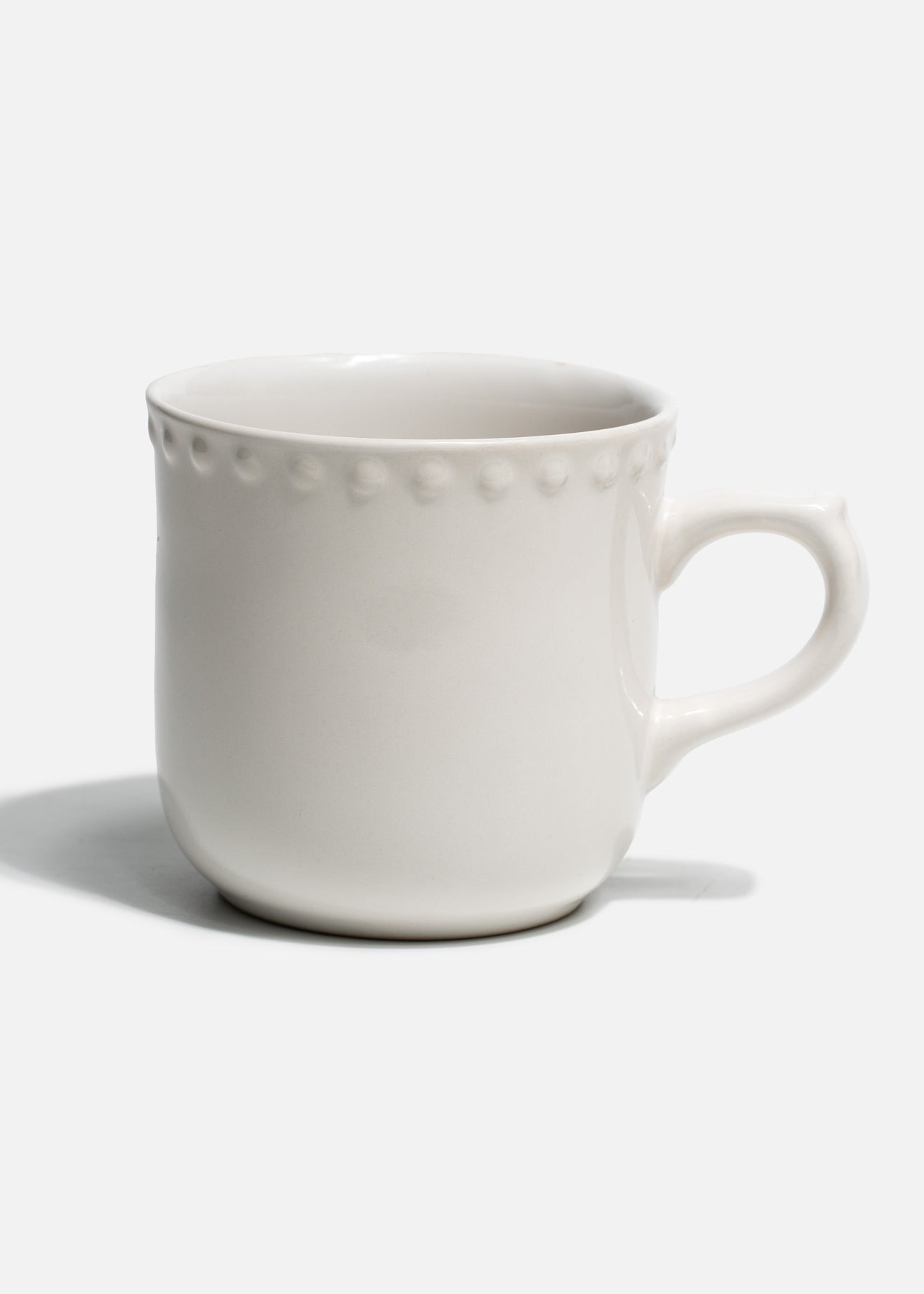 Taza de porcelana blanca Monet de 290 ml