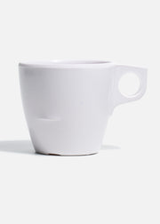 Taza de melamina blanco Institucional 227 ml