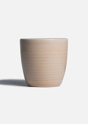 Vista frontal de taza sin asa Liora Ripple
