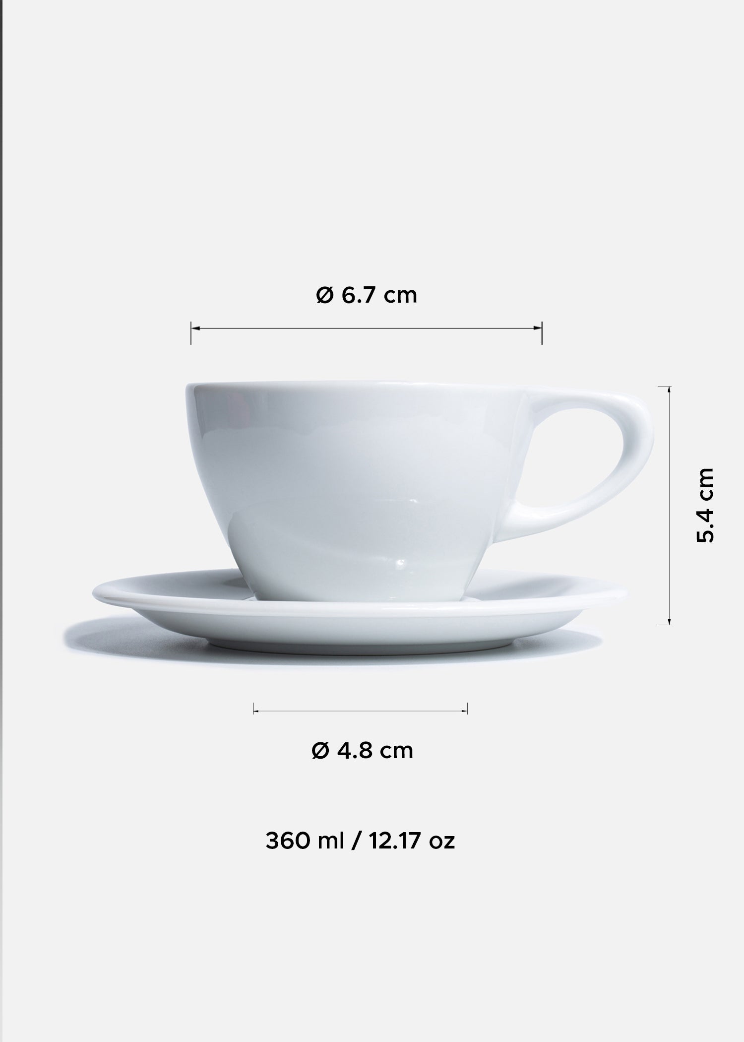 taza latte porcelana medidas maha