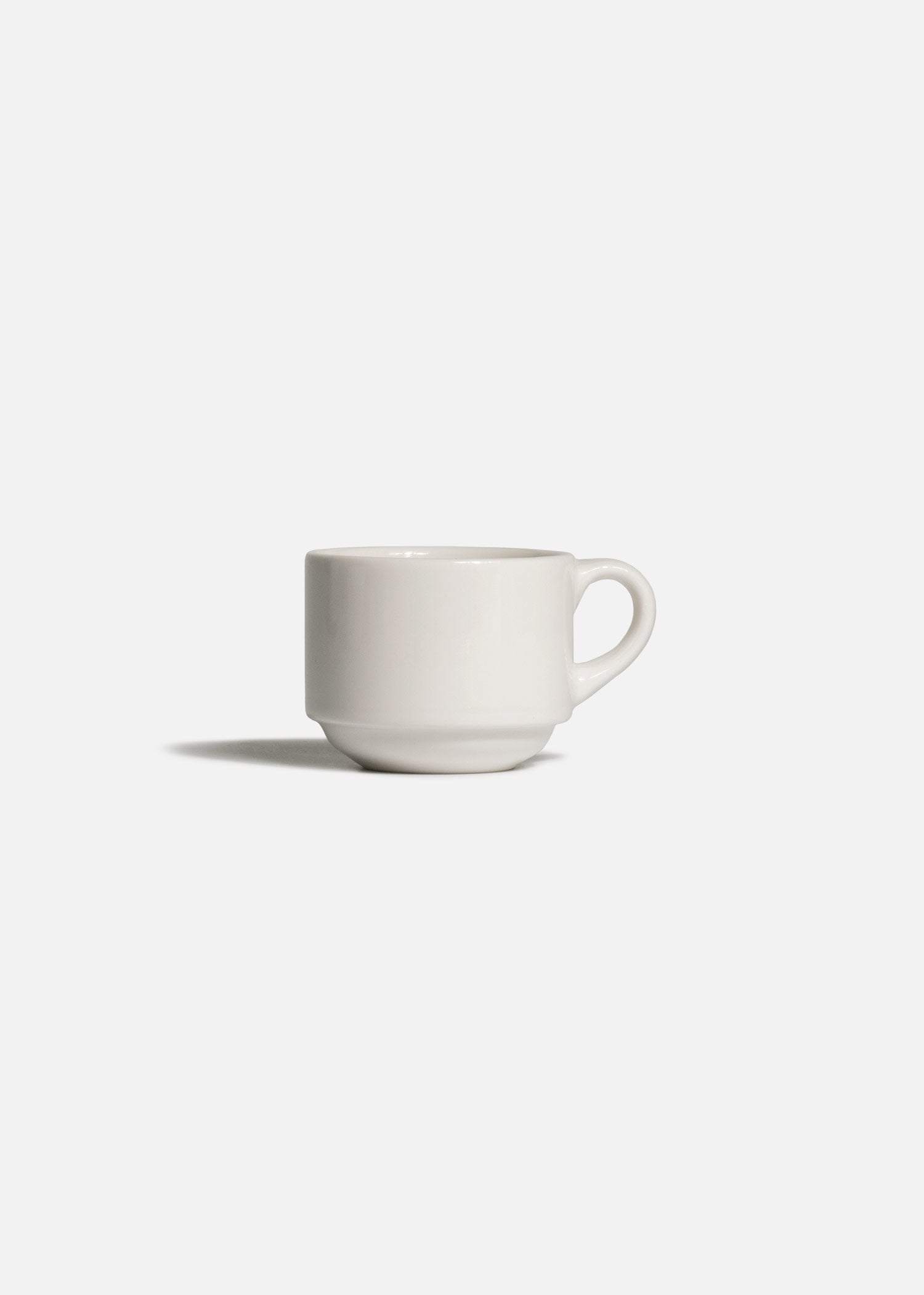 Taza para espresso de porcelana blanca Banquet 80 ml
