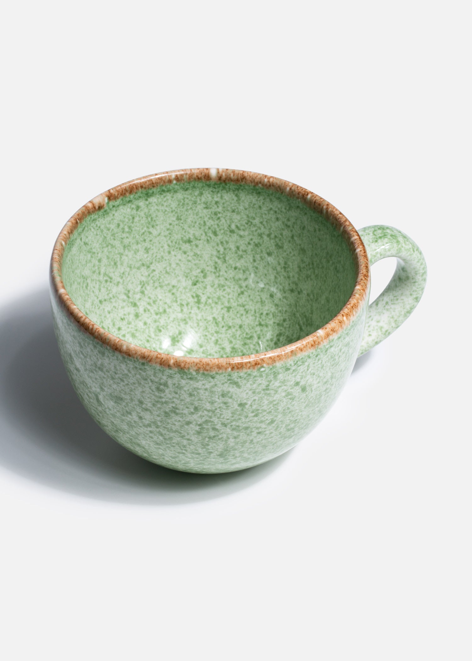 taza porcelana verde restaurantes maha