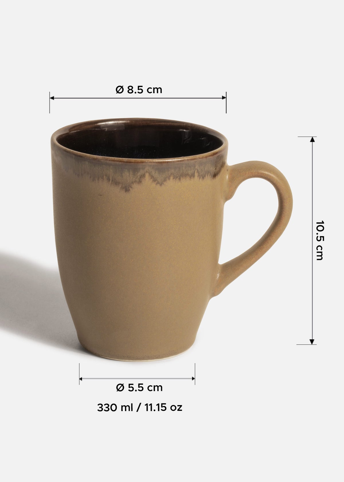 Tazas de porcelana azul Sphere Ocean — imagen de producto