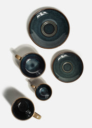 Tazas de porcelana azul Sphere Ocean — imagen de producto