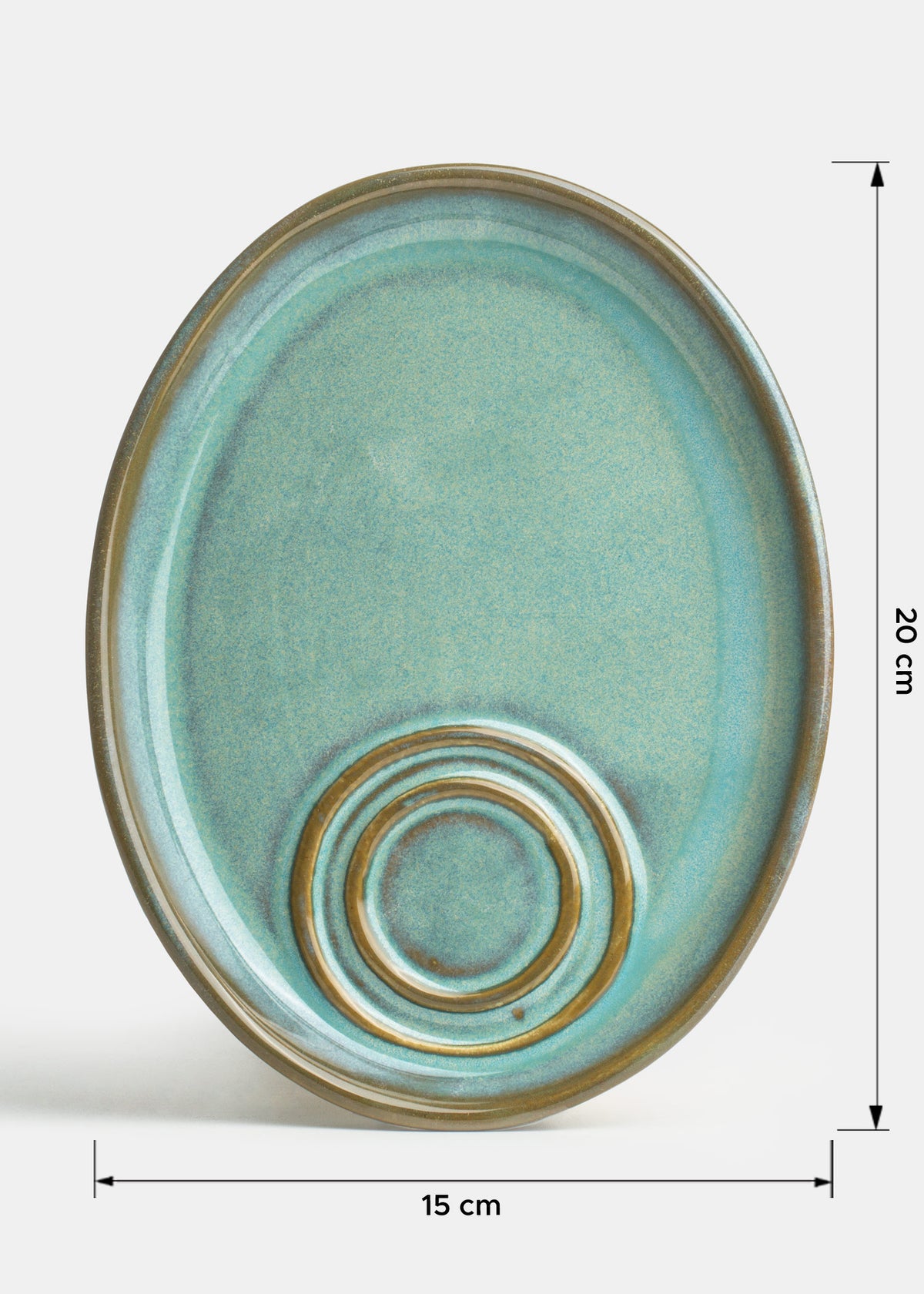 Tazas de porcelana verde Caribe — imagen de producto