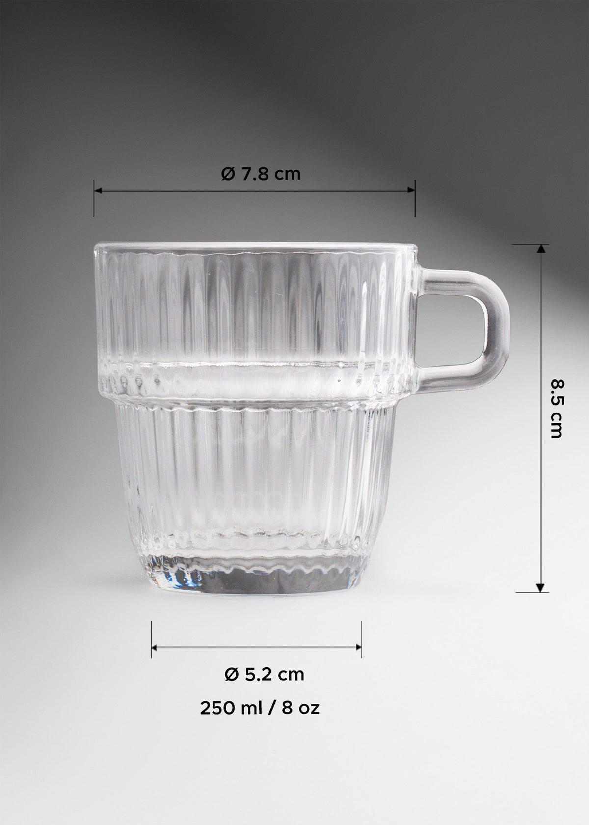 encuentra tazas de vidrio templado maha