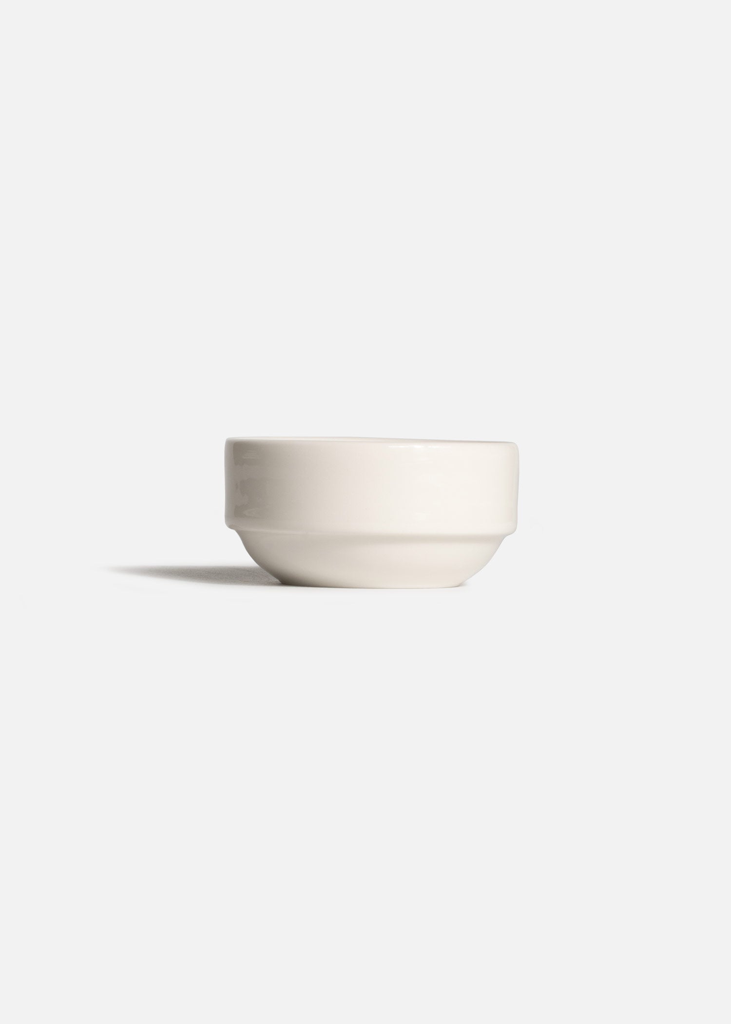 Tazón apilable de porcelana blanco premium muy resistente Banquet 120 ml