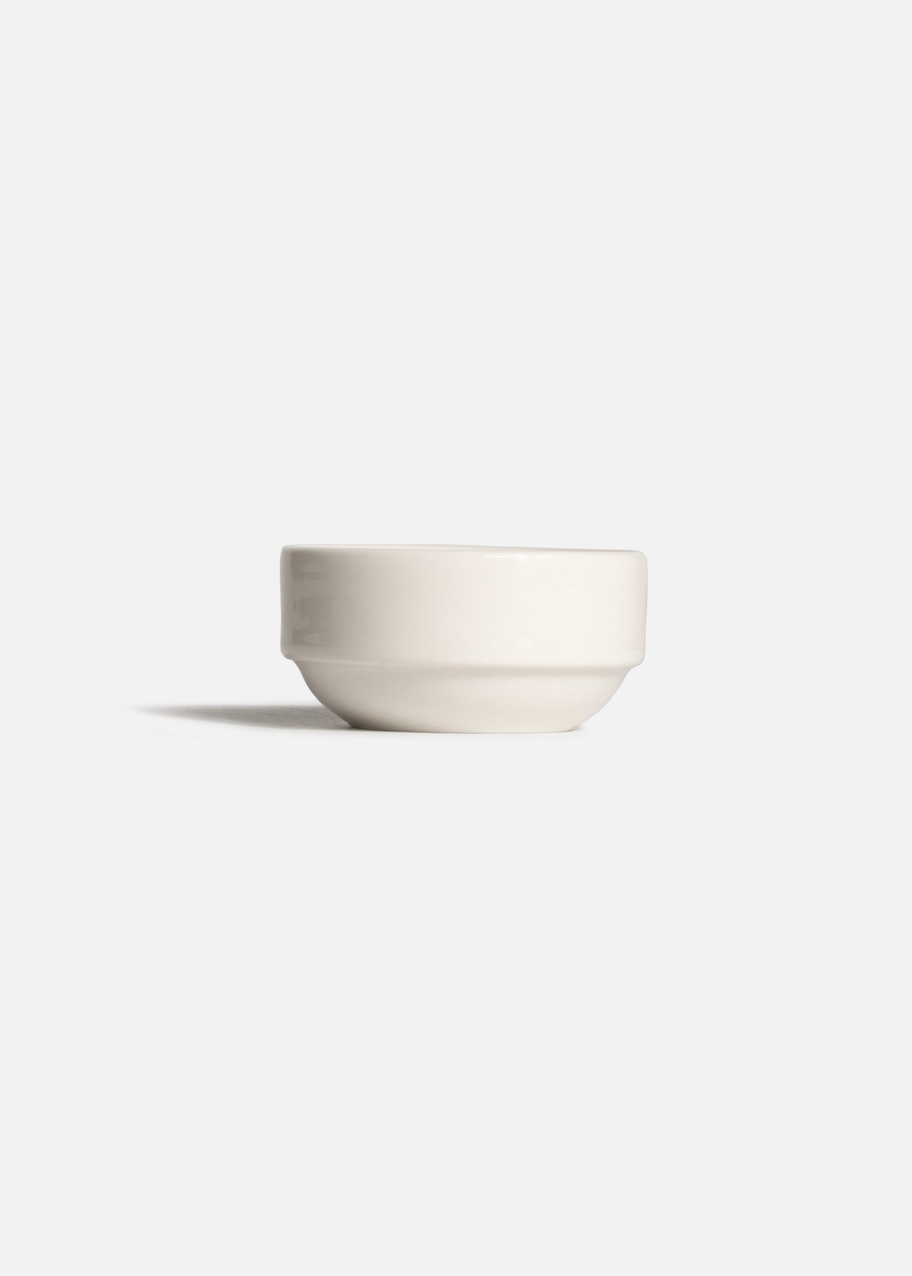 Tazón apilable de porcelana blanco premium muy resistente Banquet 120 ml