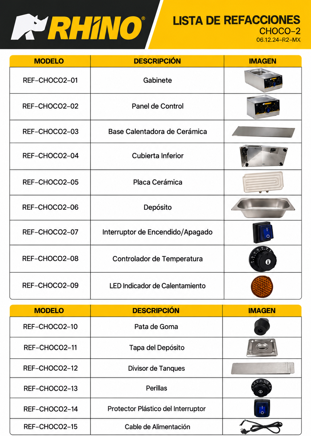 Templadora doble para derretido de acero inoxidable plata 1.5 L c/u
