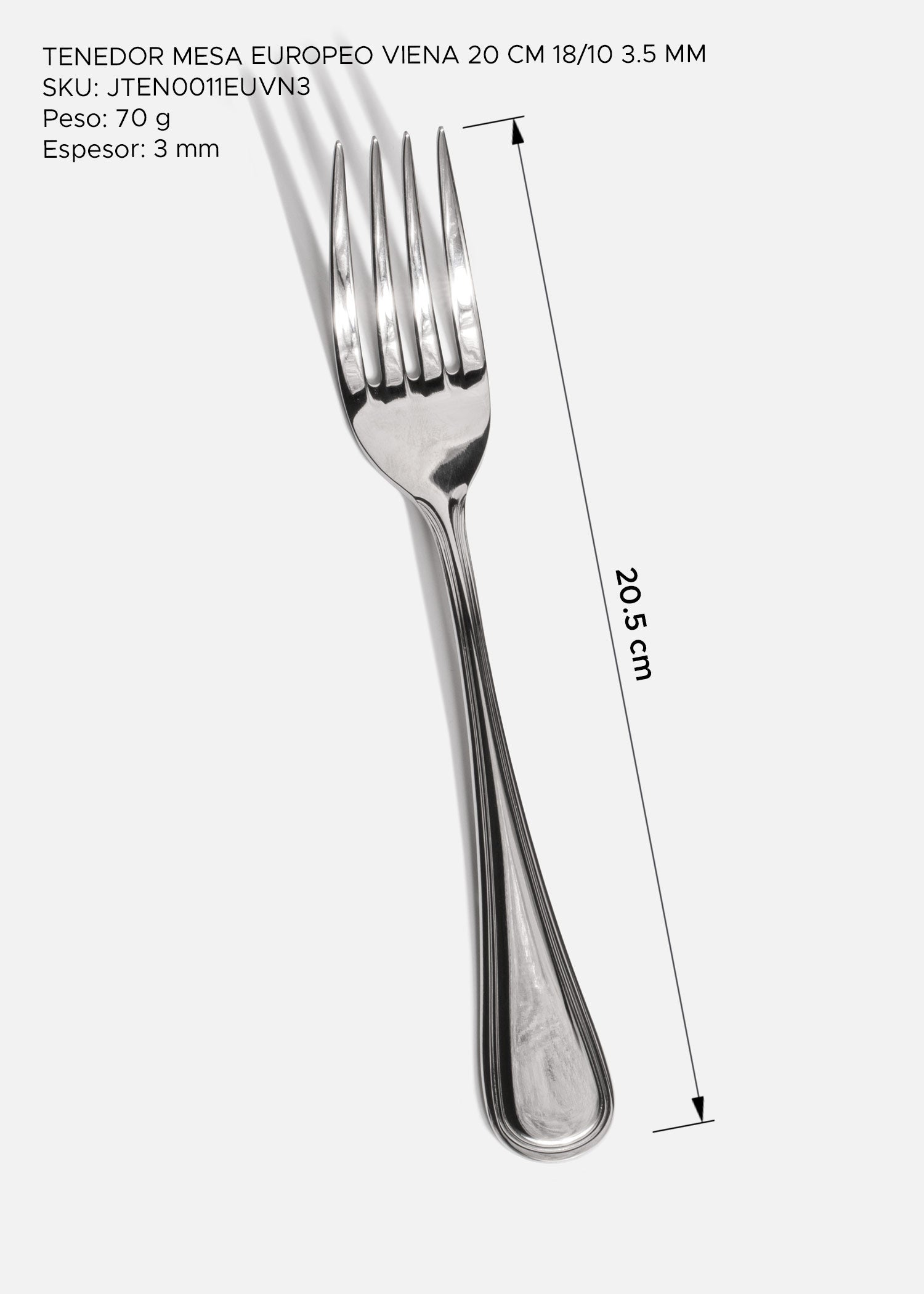 precio tenedor de mesa maha