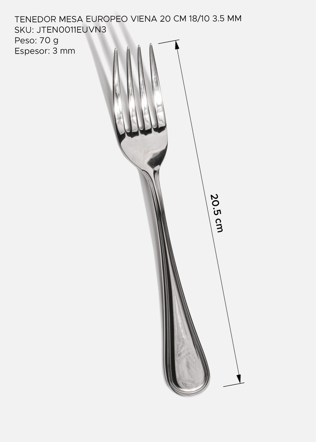 precio tenedor de mesa maha
