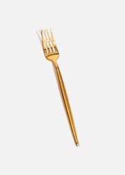 Tenedor de mesa dorado Galaxy 18.5 cm