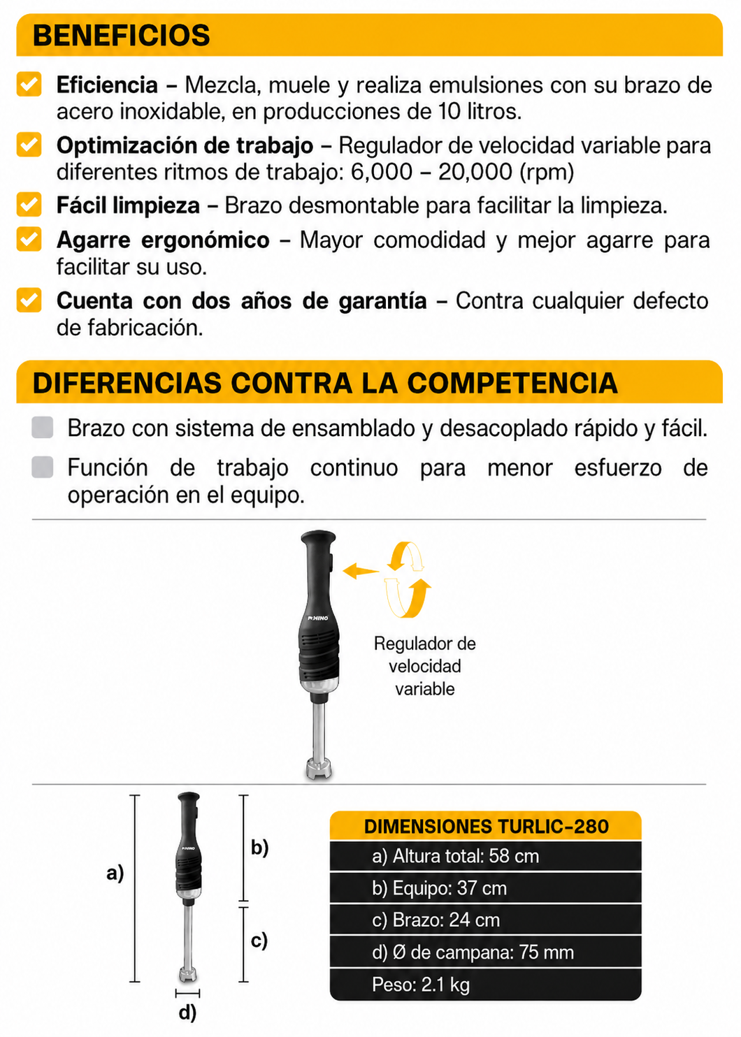 compra licuadora de mano rhino de venta solo en maha