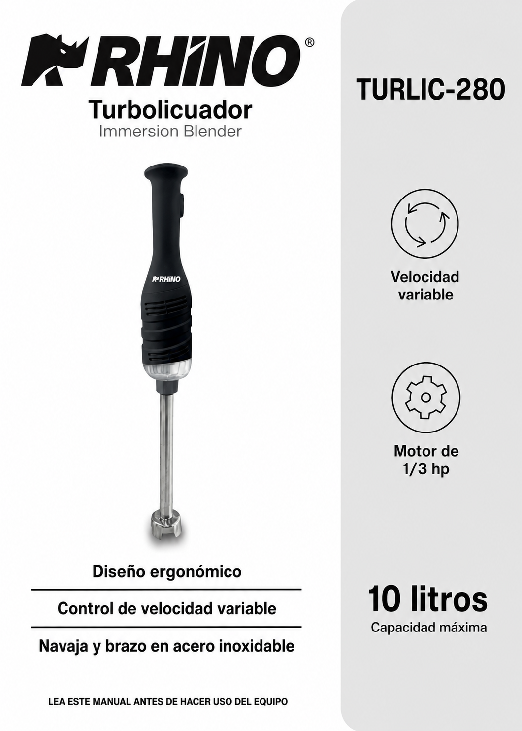 compra licuadora de mano rhino de venta solo en maha