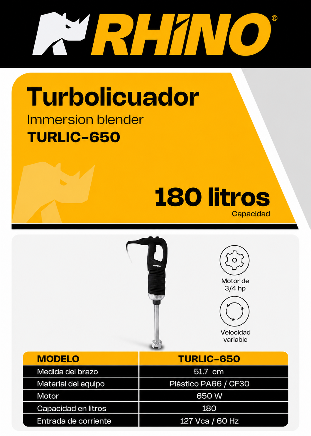 compra licuadora de mano rhino de venta solo en maha