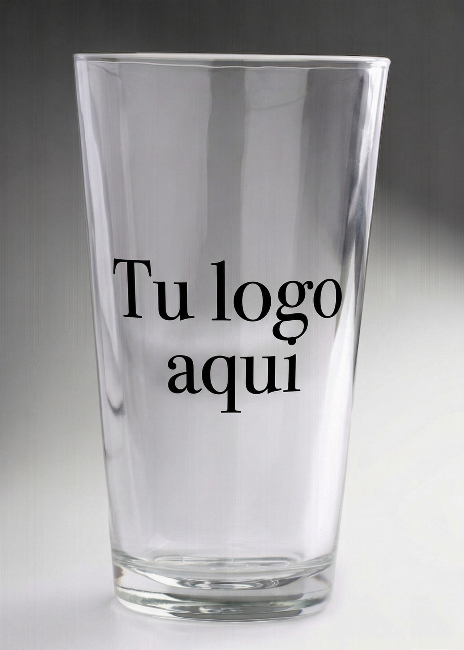 Vaso para refresco de vidrio highball transparente personalizado 1, 2 o 3 tintas 490 ml